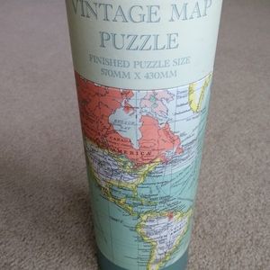 Vintage Map Puzzle 1000 Pieces